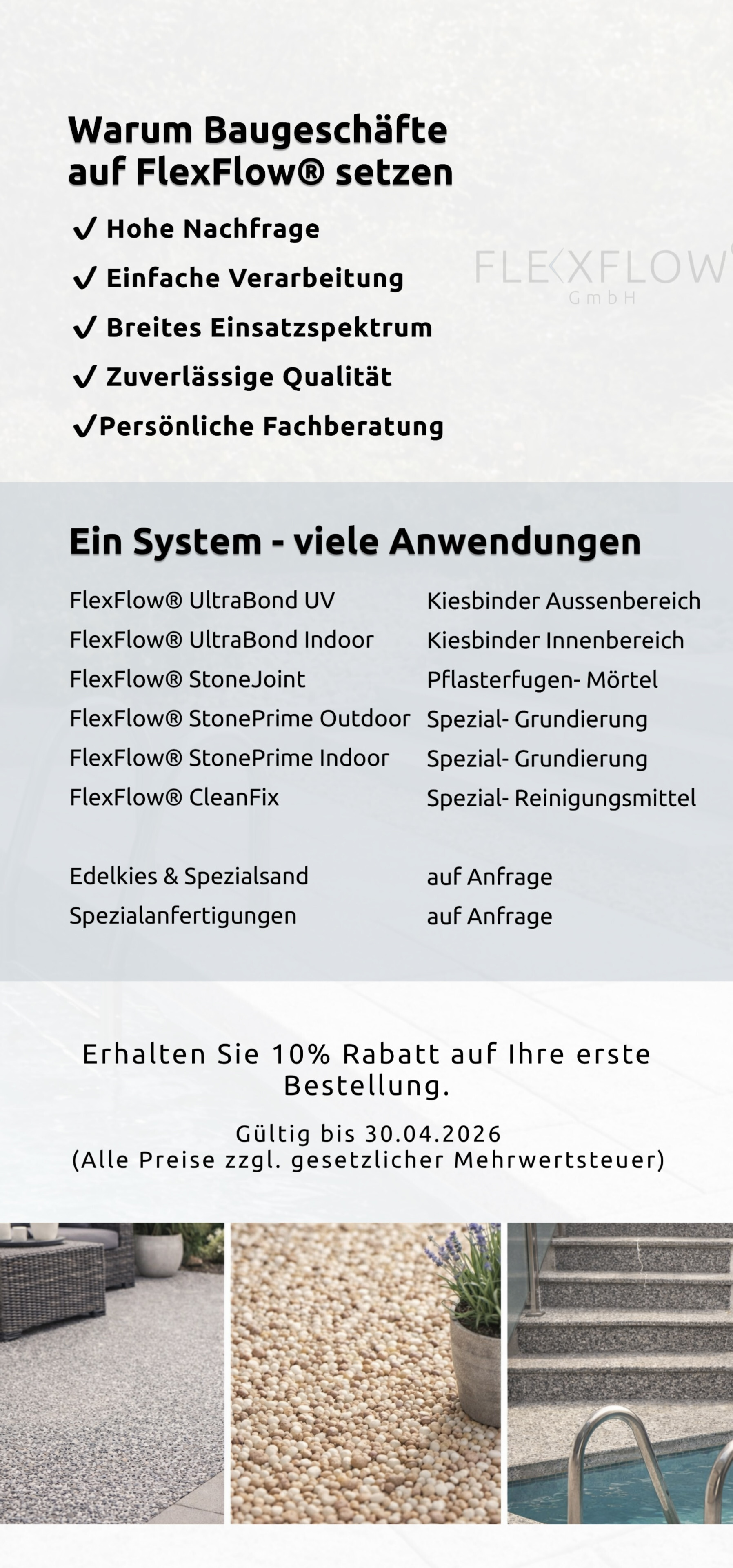 Produkte Übersicht Flyer
